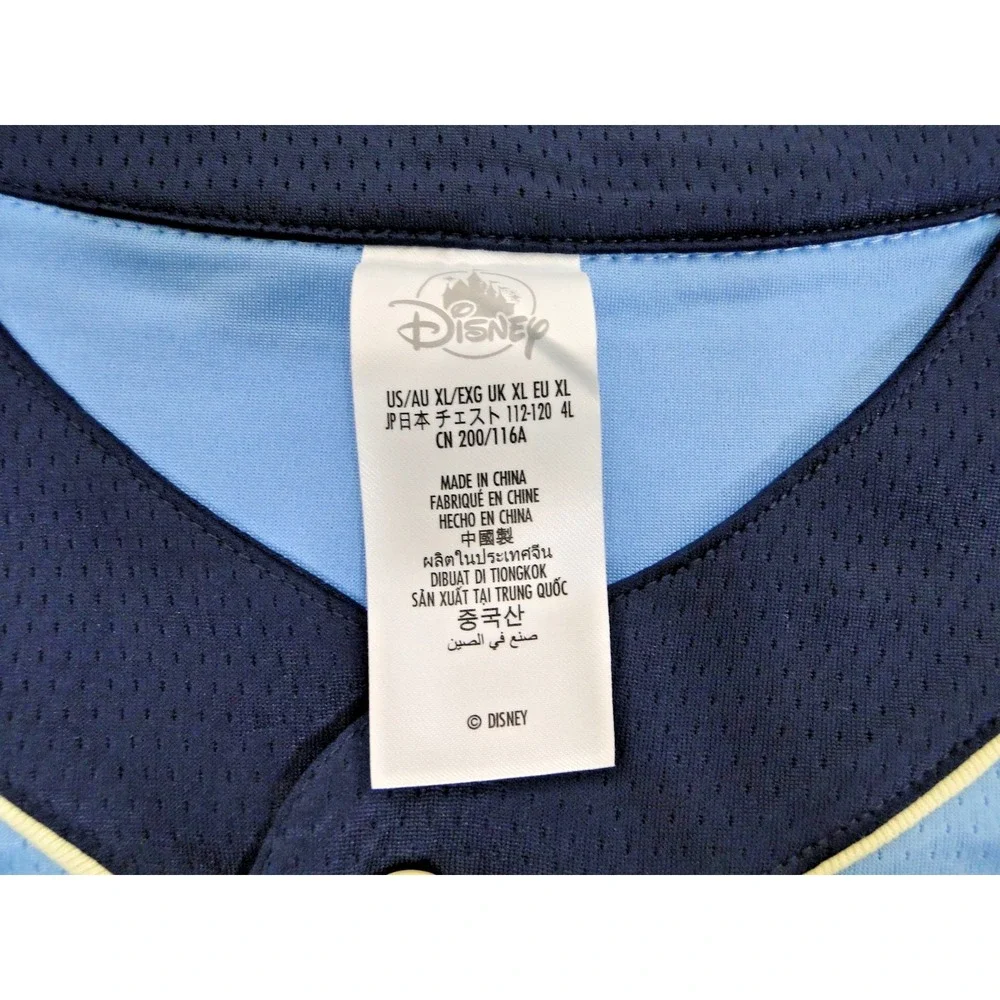 Disney Parks Monsters University Baseball‎ Jersey XL Sulley Mike Wazowski Pixar